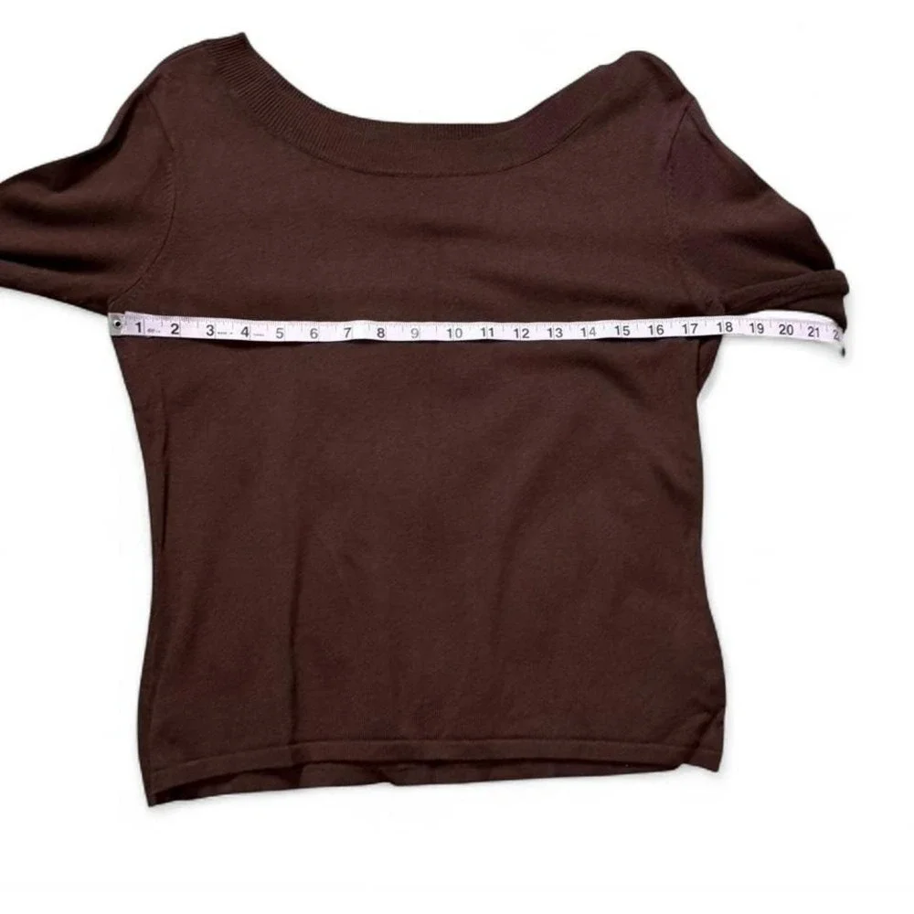 Vintage Kathie Lee Collection Brown Lightweight Sweater‎